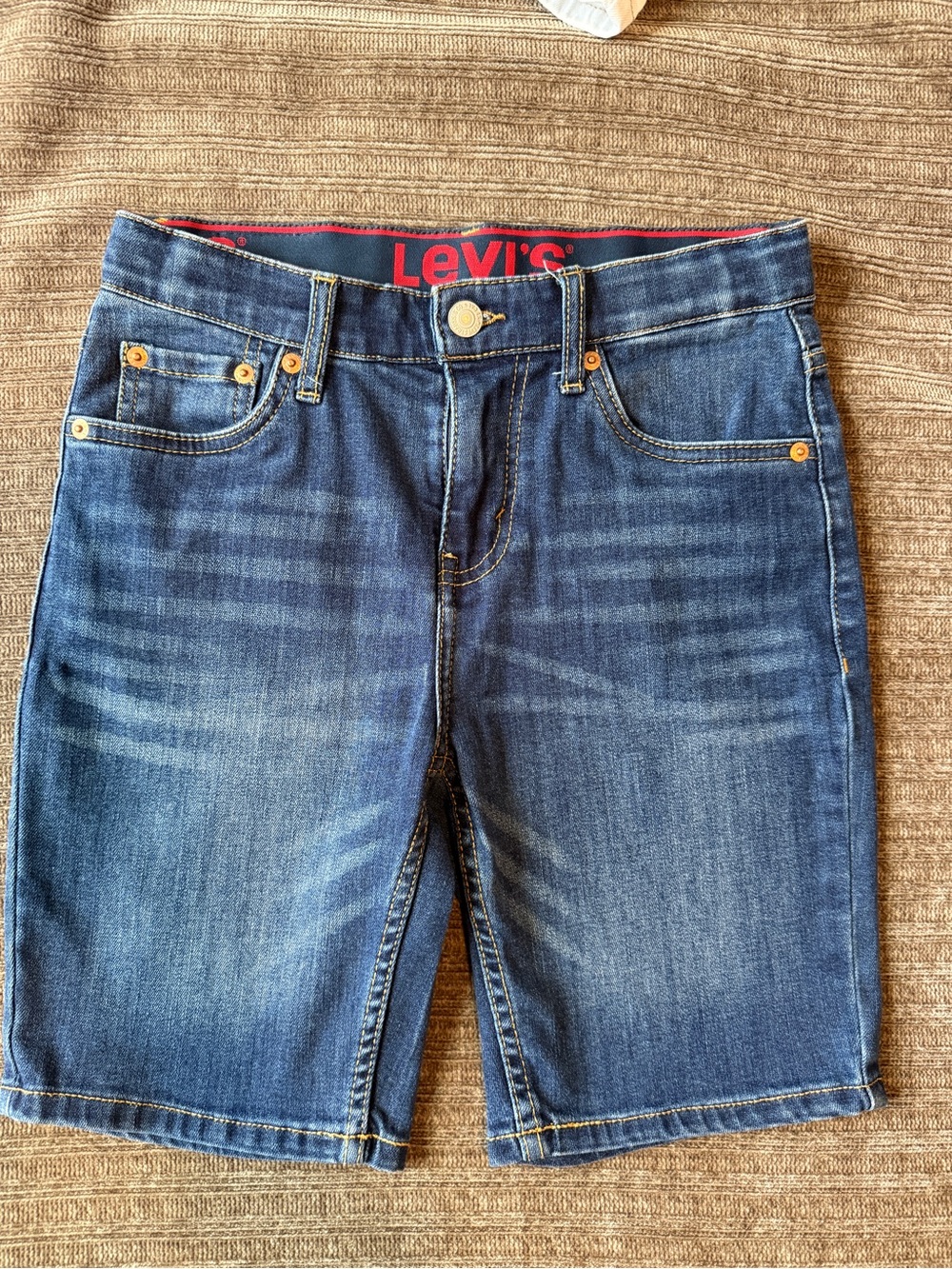 Levi's Boy’s Blue Slim Denim Shorts